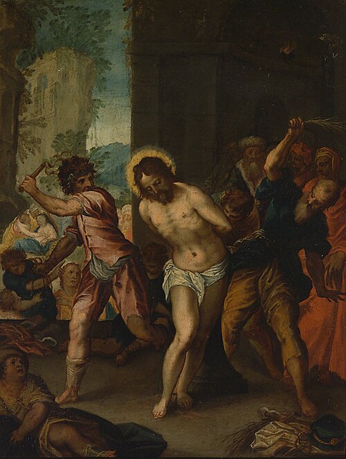 Flagellation of Christ, 1597, Hans Rottenhammer