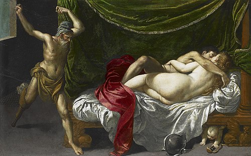 Venus, Mars and Vulcan, 1604, Hans Rottenhammer