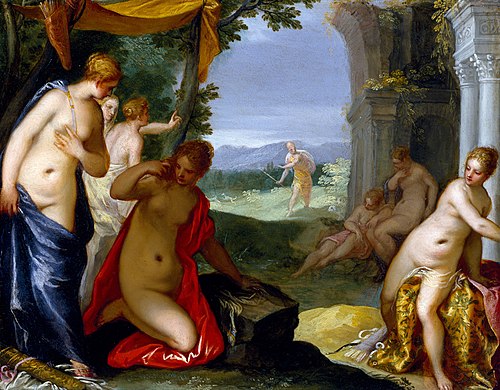 Diana and Actaeon, 1601, Hans Rottenhammer