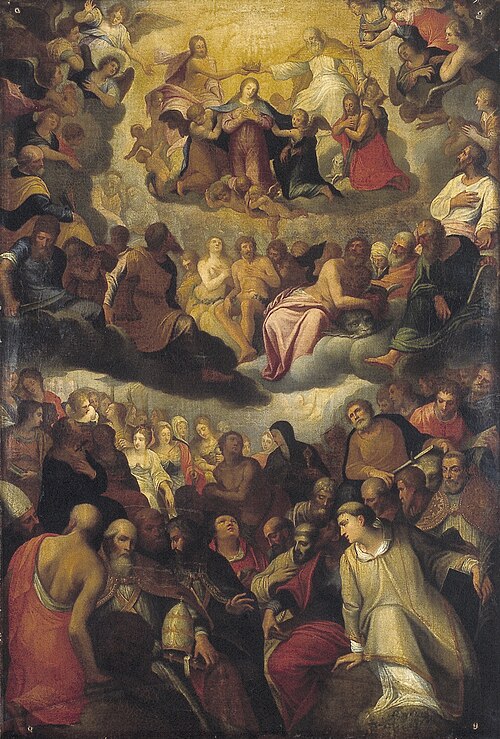 Crowning of the Virgin Mary in Heaven, 1647, Hans Rottenhammer