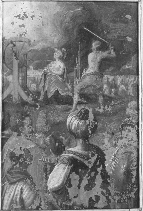 Enthauptung der hl. Katharina (?), 1594, Hans Rottenhammer