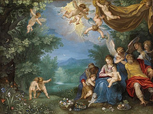 Rest on the Flight into Egypt, 1596, Hans Rottenhammer