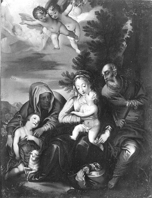 Heilige Familie, 1594, Hans Rottenhammer