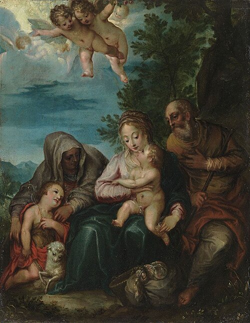 Heilige Familie, 1594, Hans Rottenhammer