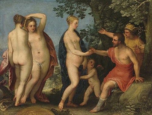 Das Urteil des Paris, 1605, Hans Rottenhammer