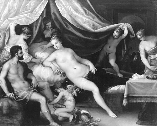 Venus, Mars und Vulkan, 1605, Hans Rottenhammer