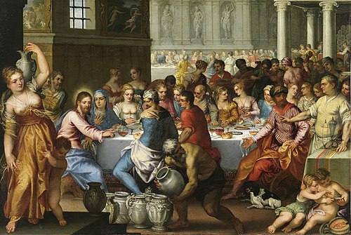 Die Hochzeit zu Kana, 1606, Hans Rottenhammer