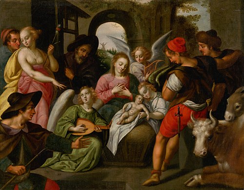 Adoration of the Shepherds, 1600, Hans Rottenhammer