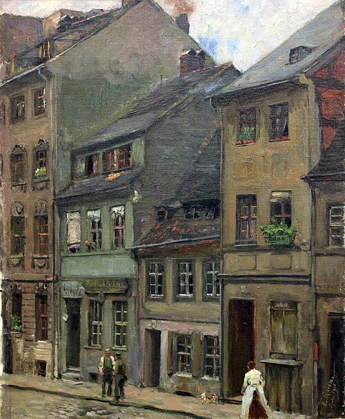 Parochial Street 27-31, Berlin, 1906, Franz Skarbina