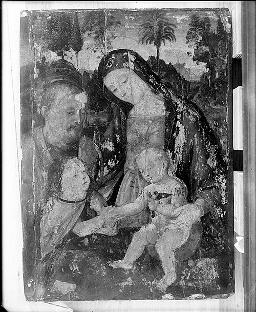 Holy Family and Saint John, 1493, Pinturicchio