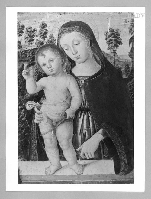 Madonna with child, 1479, Pinturicchio