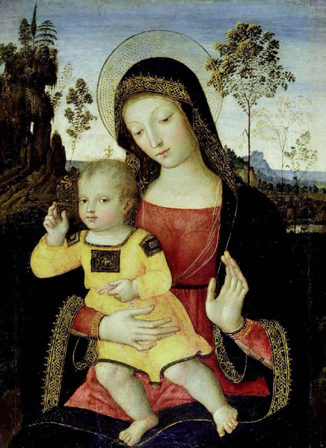 The Virgin and Child, 1500, Pinturicchio