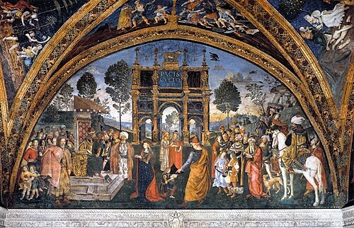 St Catherine's Disputation, 1469, Pinturicchio