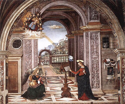 Annunciation, , Pinturicchio