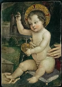 Infant Christ blessing, 1492, Pinturicchio