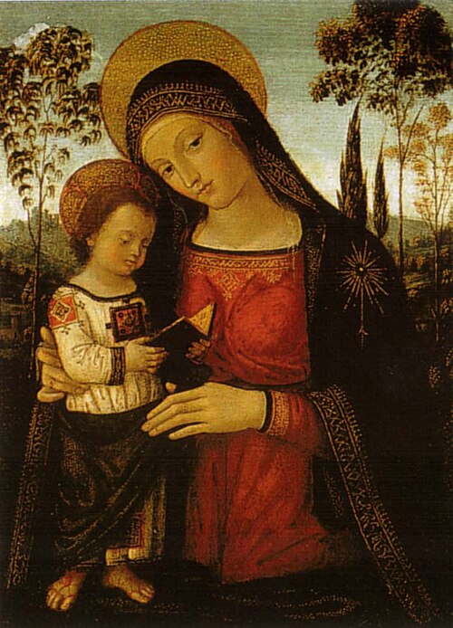 Vierge à l'Enfant, 1494, Pinturicchio