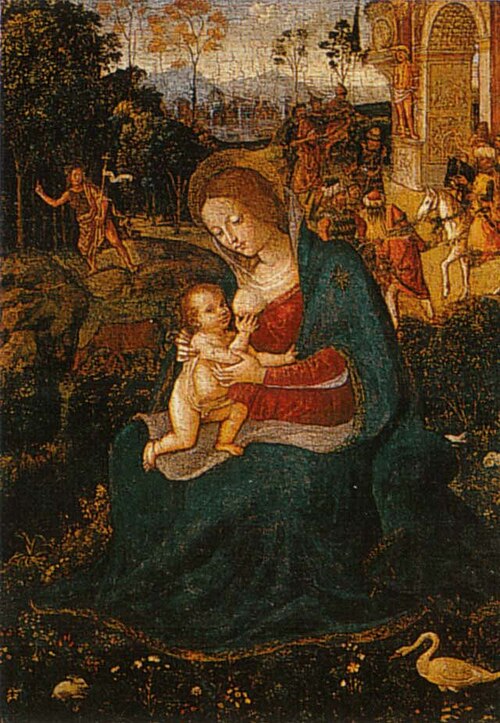 Madonna del Latte, 1492, Pinturicchio