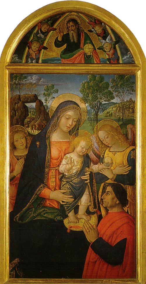 Madonna with child, 1490, Pinturicchio