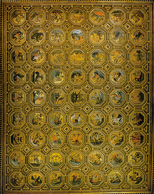 Semi-Gods Ceiling, 1490, Pinturicchio