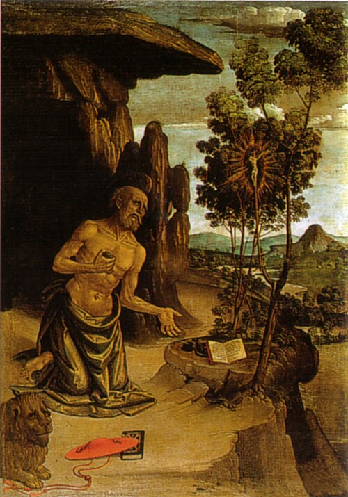 Saint Jerome in Penitence, , Pinturicchio