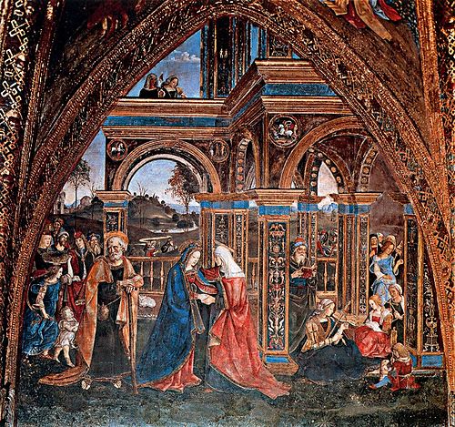 Visitation, 1492, Pinturicchio
