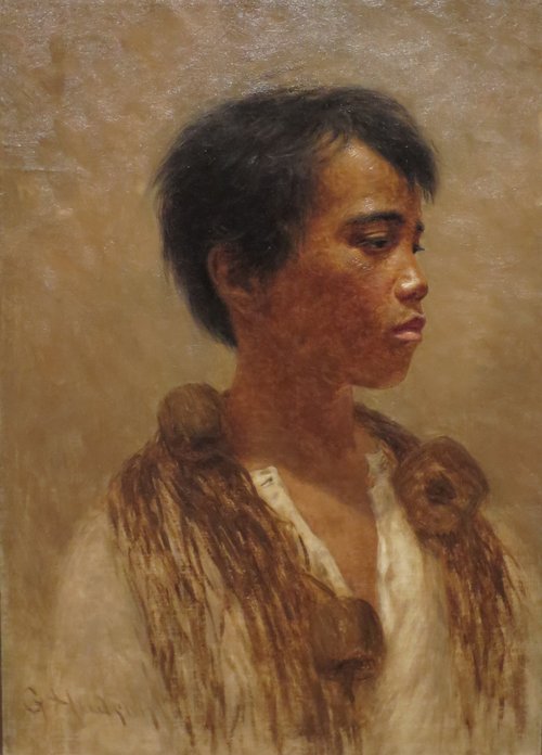 Boys Head, 1901, Grace Hudson