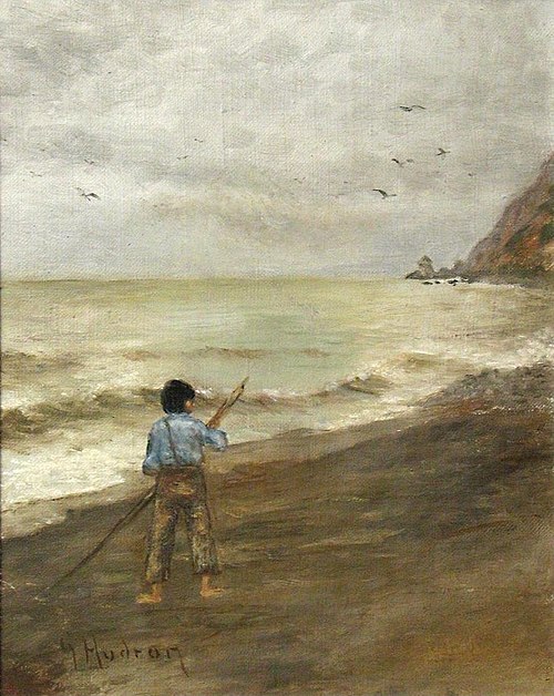 Boy on the Seashore, , Grace Hudson
