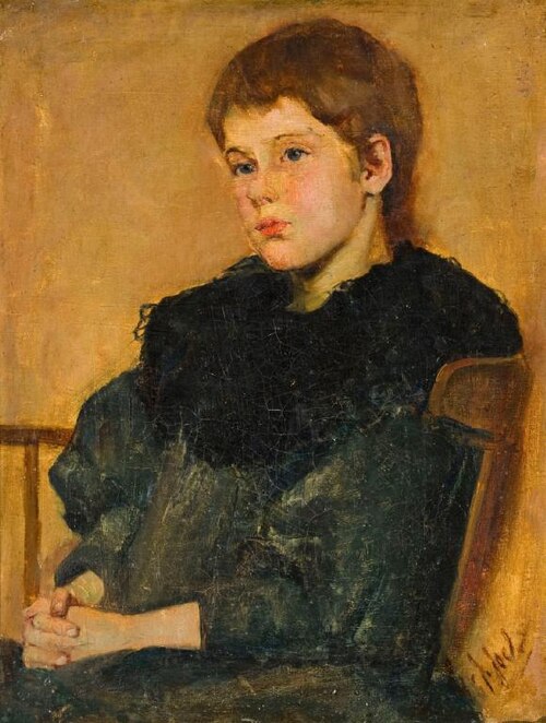 Portrait of a Young Girl, 1894, Grace Joel