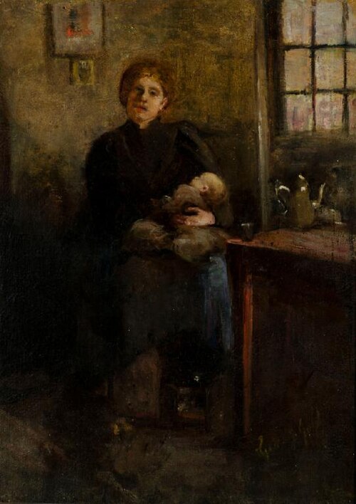 Mother and child, 1904, Grace Joel