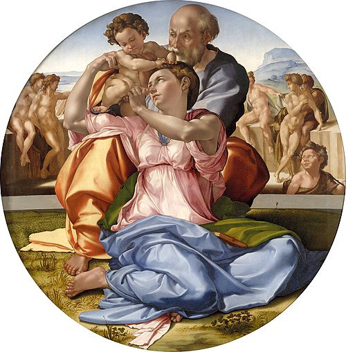 Doni Tondo, 1500, Michelangelo