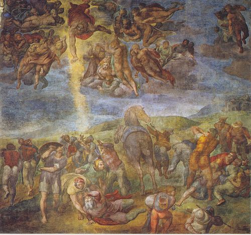 The Conversion of Saul, 1542, Michelangelo