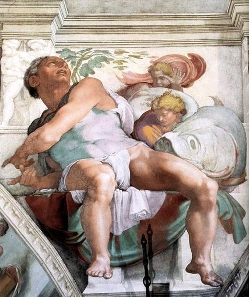 Prophet Jonah, 1508, Michelangelo