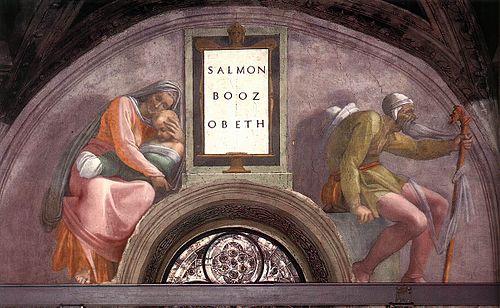 Salmon, Boaz, Obed, 1511, Michelangelo
