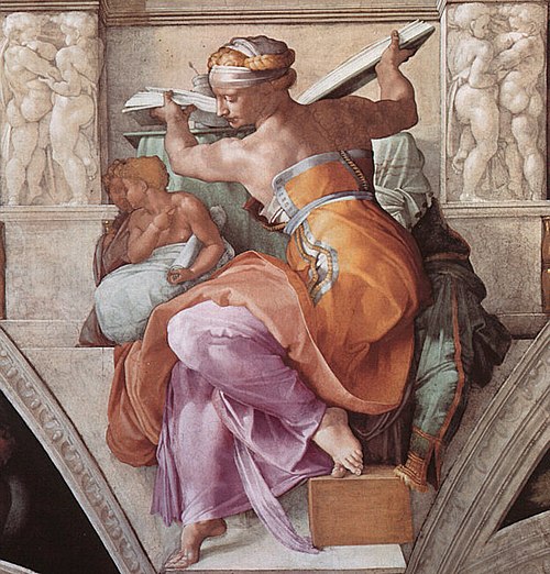 Libyan Sibyl, 1512, Michelangelo