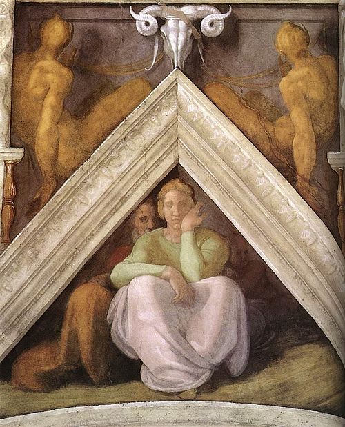Ancestors of Christ: David and Solomon, 1511, Michelangelo