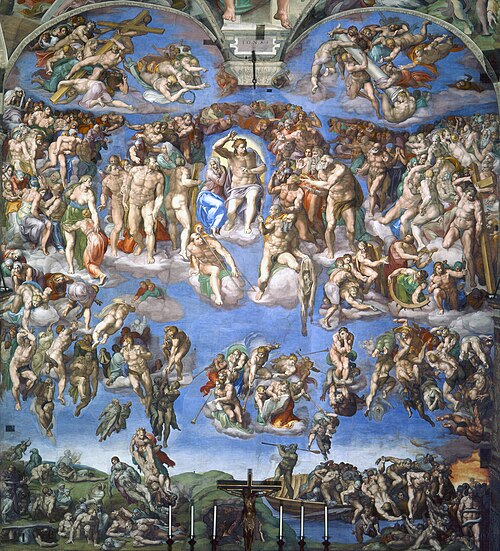 The Last Judgment, 1600, Michelangelo