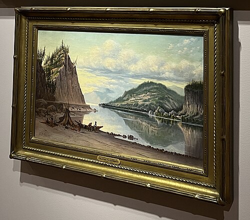 Mitchell's Point Looking Down the Columbia, 1887, Grafton Tyler Brown