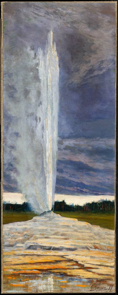 A Yellowstone Geyser, , Grafton Tyler Brown