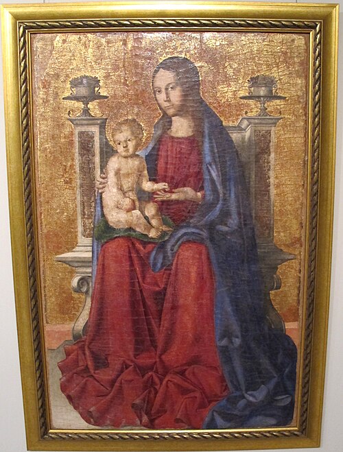 Madonna mit Kind, , Antonello de Messine