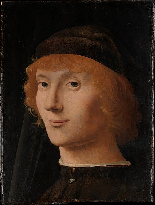 Portrait d'un jeune homme, 1470, Antonello de Messine