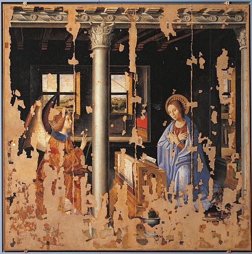 Annonciation, 1474, Antonello de Messine