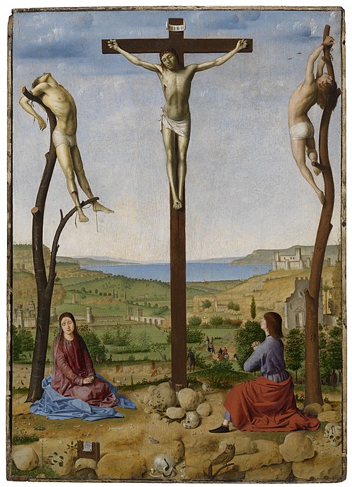 Le Calvaire, 1475, Antonello de Messine