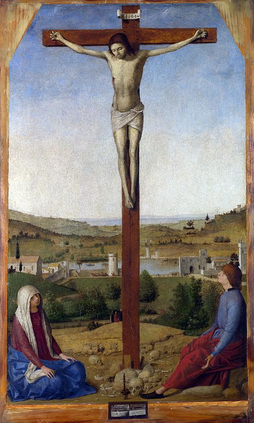 Crucifixion, 1475, Antonello de Messine