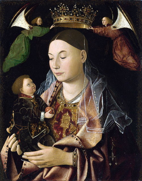 La Vierge à l’Enfant, 1460, Antonello de Messine
