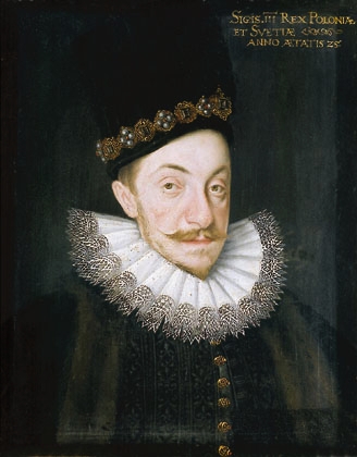 Miniature portrait of King Sigismund III Vasa., 1591, Martin Kober