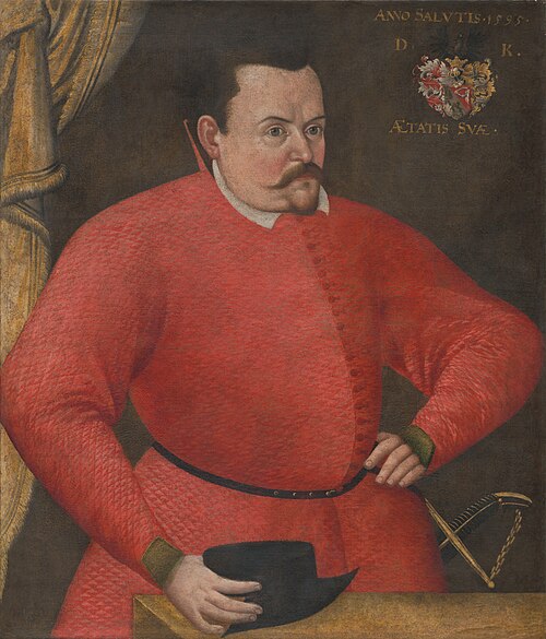 Portrét Daniela Kubínyiho, 1595, Martin Kober