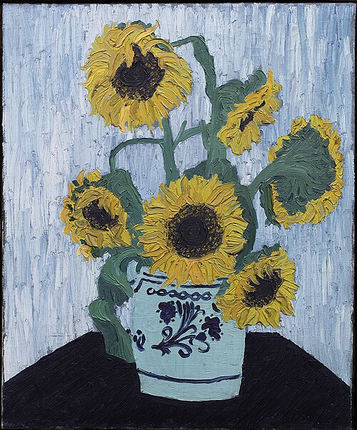 Zonnebloemen (S-17), 1921, Hendrik Nicolaas Werkman