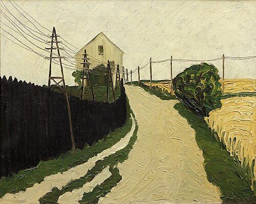 Station (De Punt), 1920 (S-15), 1920, Hendrik Nicolaas Werkman