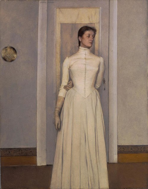 Portrait de Marguerite, 1887, Fernand Khnopff