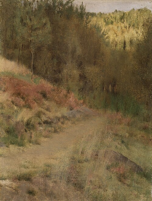 Paysage à Fosset, 1890, Fernand Khnopff